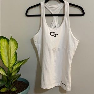 Georgia tech workout tank top